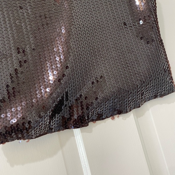 Zara Brown Sequin Tulle crop top NWT - Picture 11 of 13